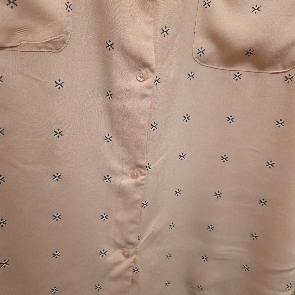 Ava & Viv Light Pink Button-Down Shirt Size 3x EUC - Picture 6 of 9